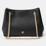 Minimal Monogram Shoulder Bag