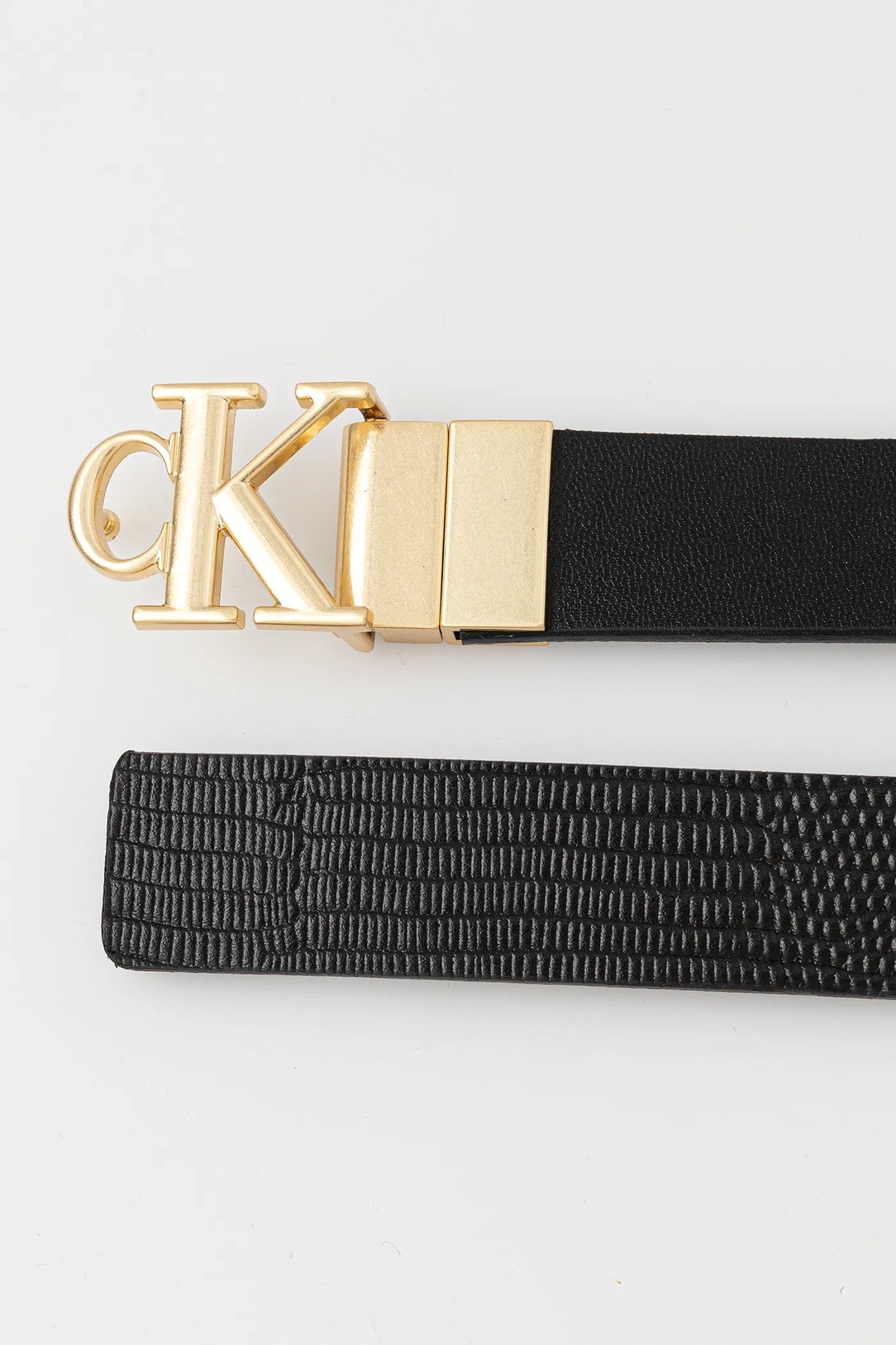 CALVIN KLEIN JEANS - Monogram Buckle Belt 25Mm