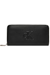 Sculpted Zip Around Wallet