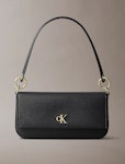 Minimal Monogram Shoulder Pouc