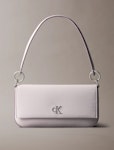 Minimal Monogram Shoulder Pouc