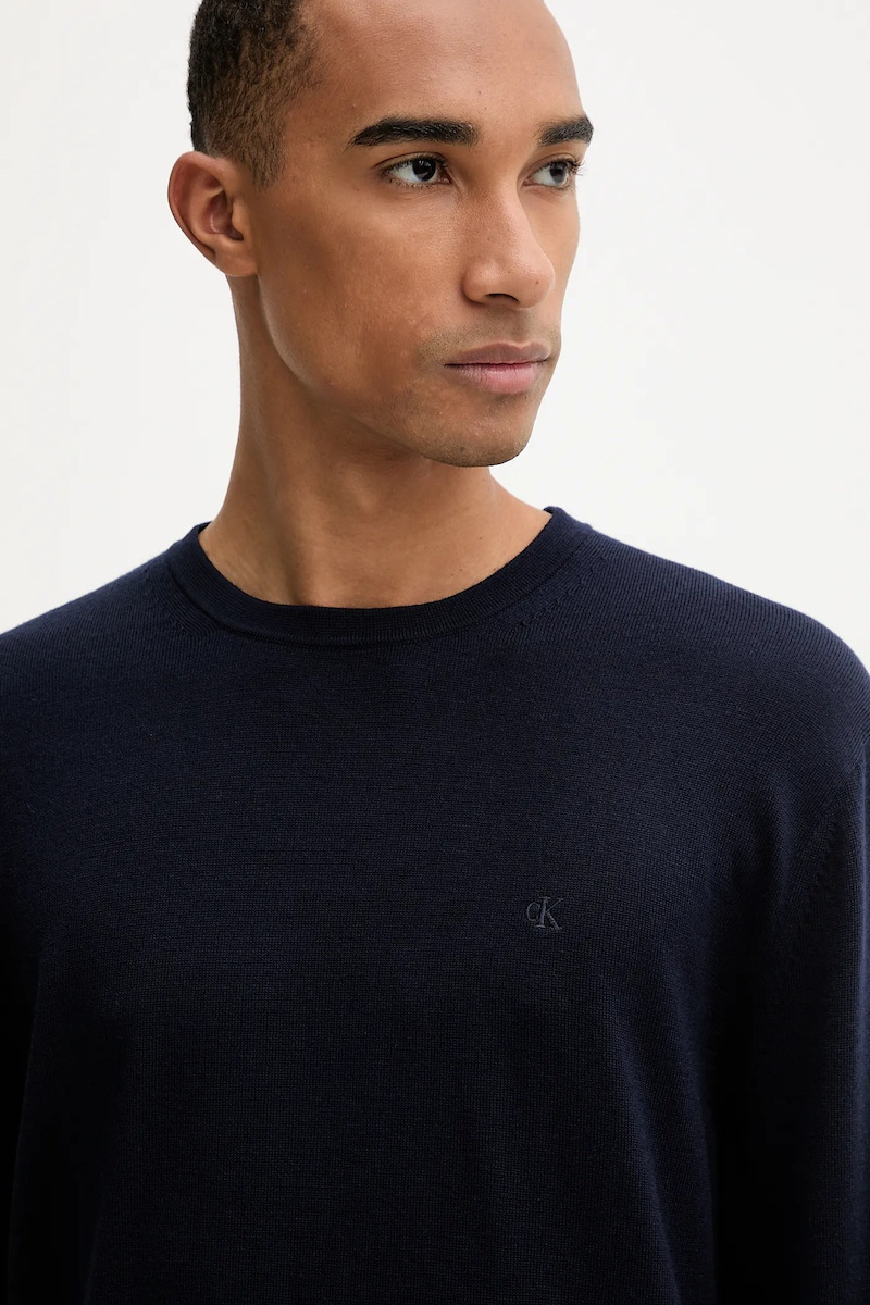 CALVIN KLEIN - 100% Merino Crew
