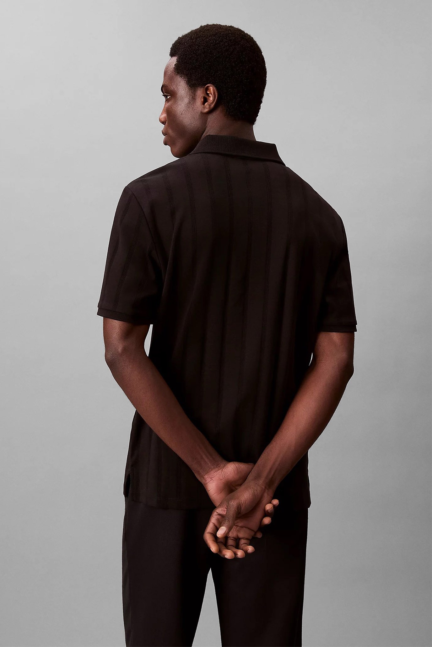 CALVIN KLEIN - Variagated Rib Classic Polo