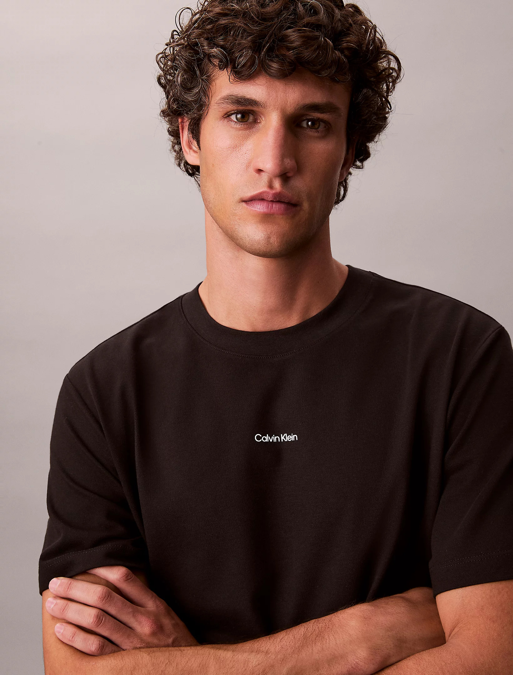 CALVIN KLEIN - Stretch Pique Nano Easy Tee