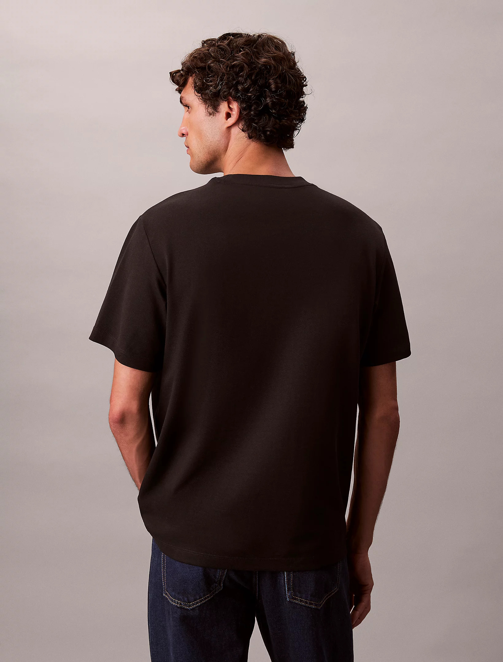 CALVIN KLEIN - Stretch Pique Nano Easy Tee