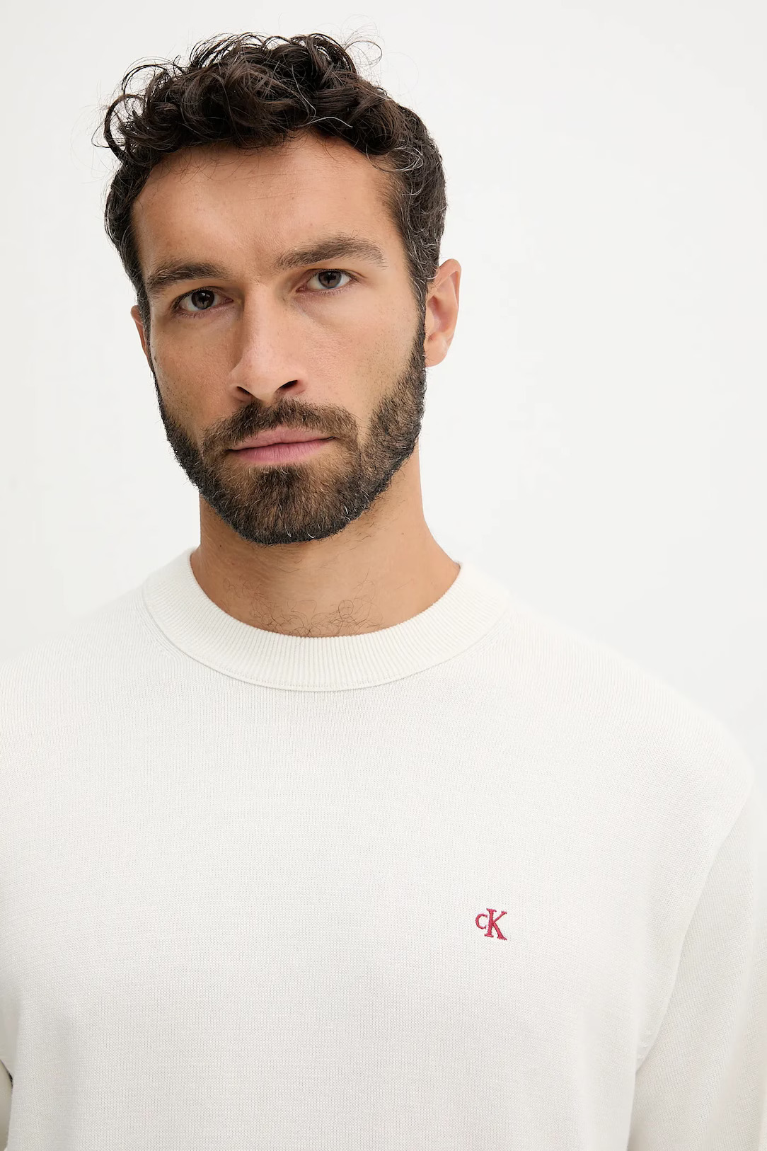 CALVIN KLEIN JEANS - Cotton Esy Ft Crwnk