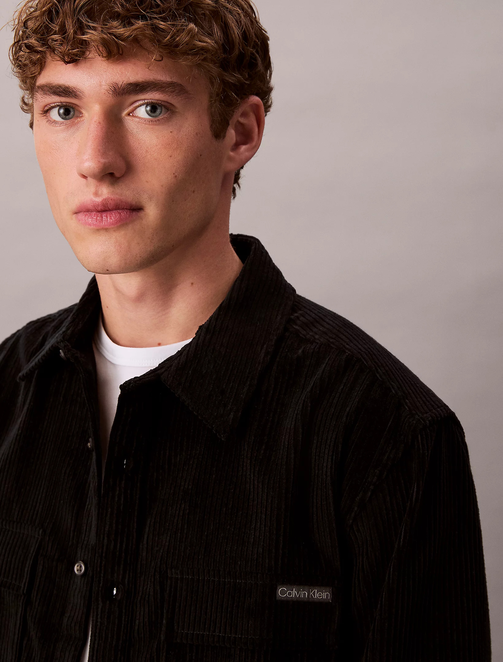 CALVIN KLEIN JEANS - Corduroy Pocket Relaxed Shirt