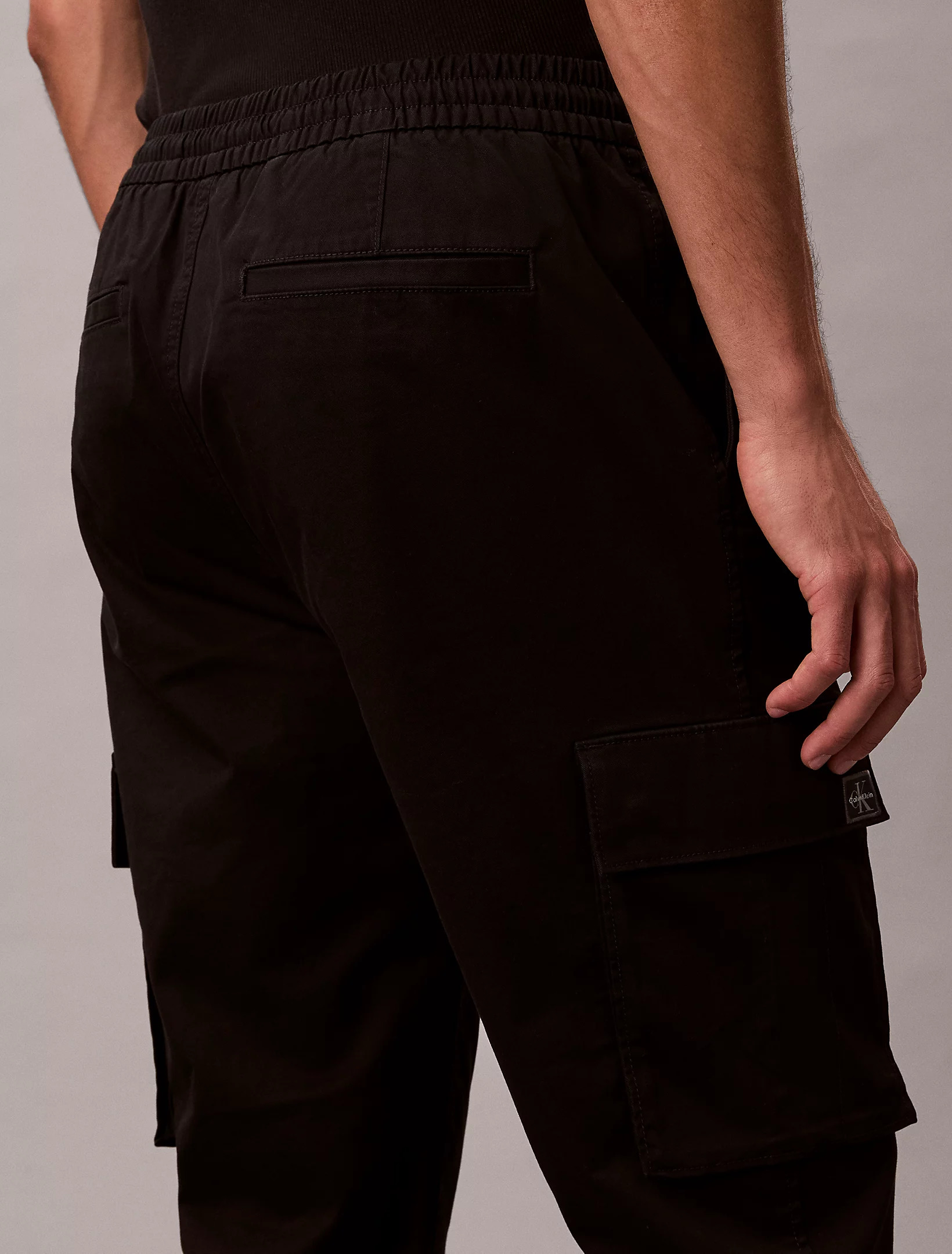 CALVIN KLEIN JEANS - Skinny Elastic Twill Cargo Pant