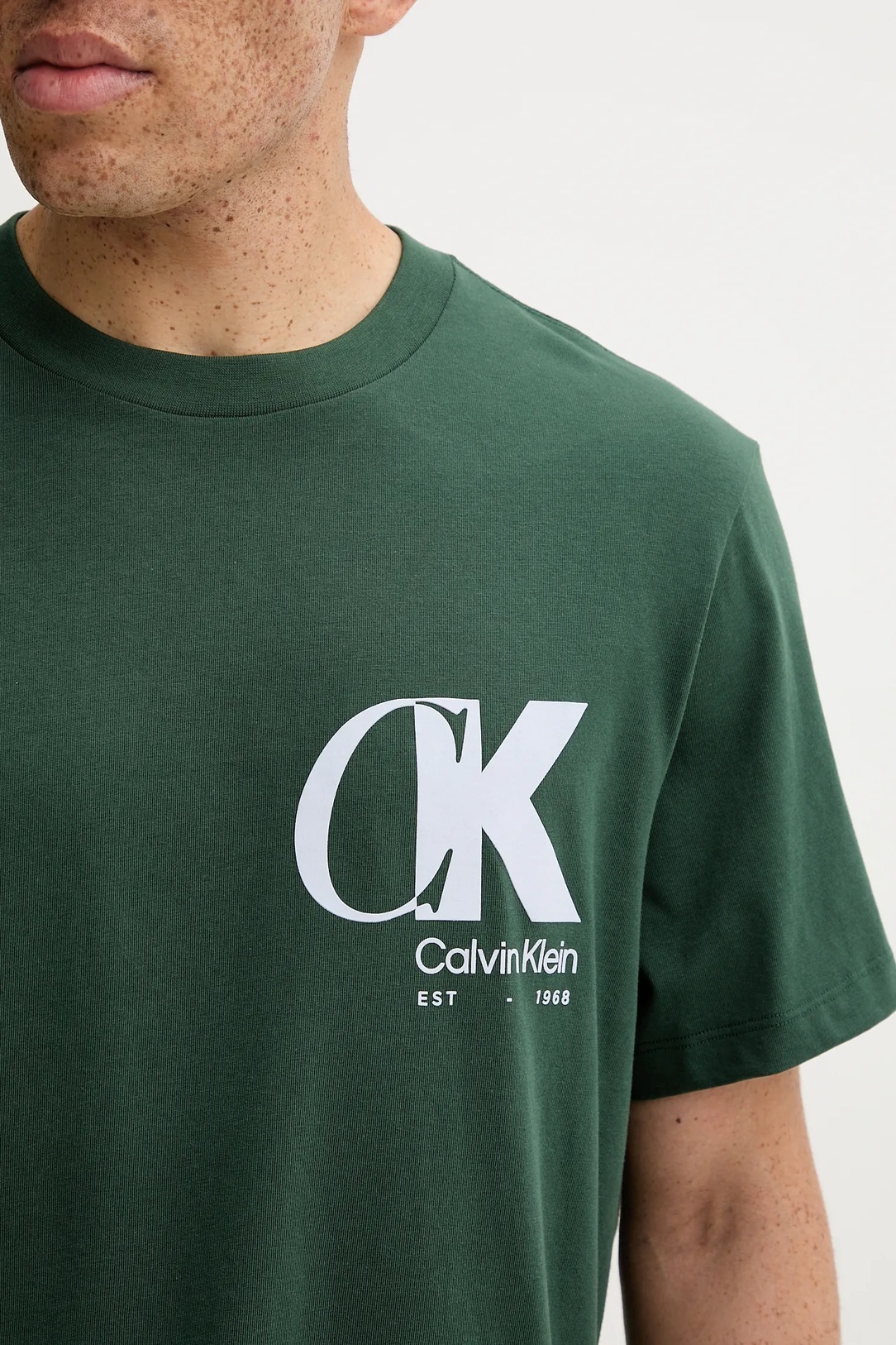 CALVIN KLEIN - 20s Eu Ck Overlap Graphic Tee