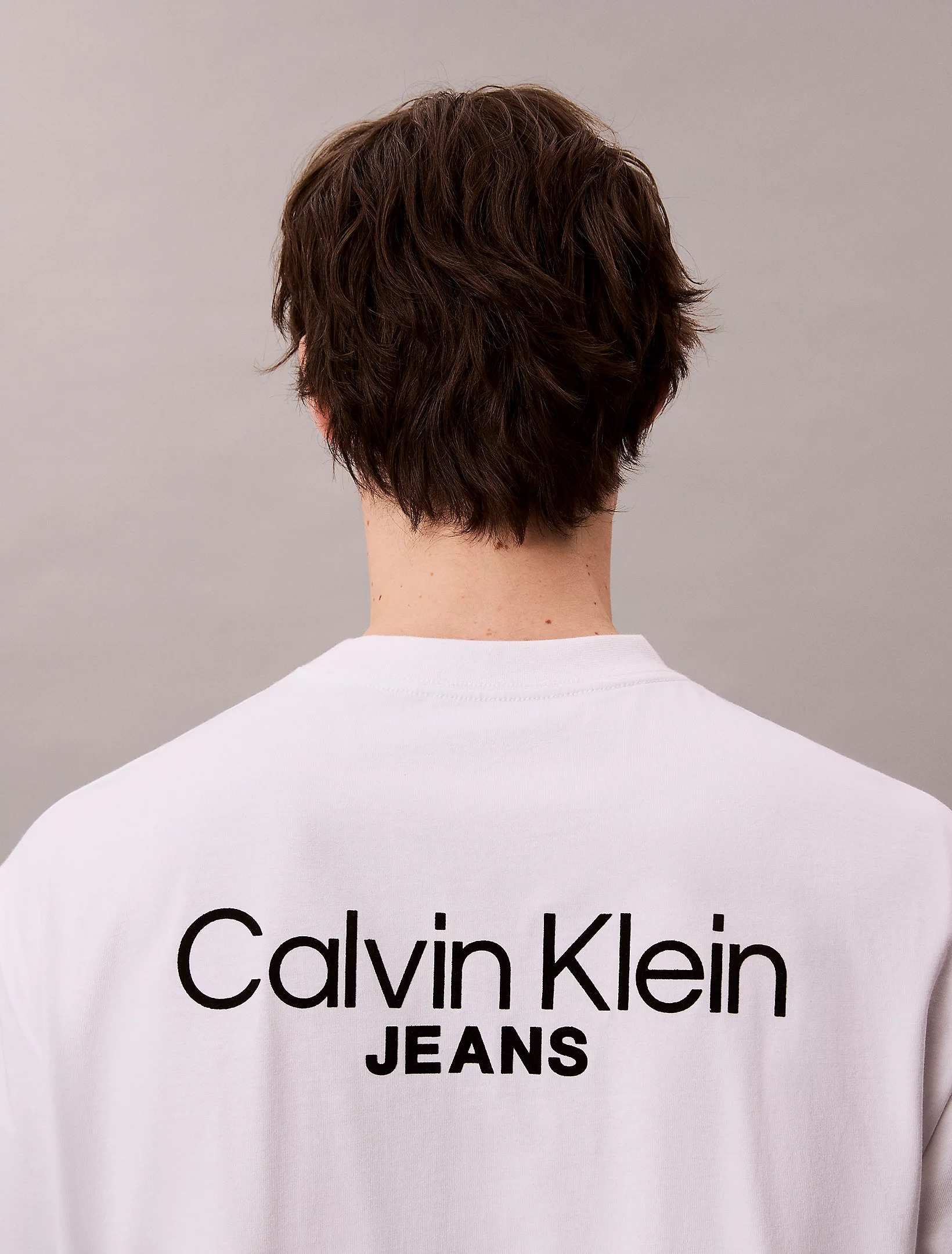CALVIN KLEIN JEANS - Logo Back Print T-Shirt