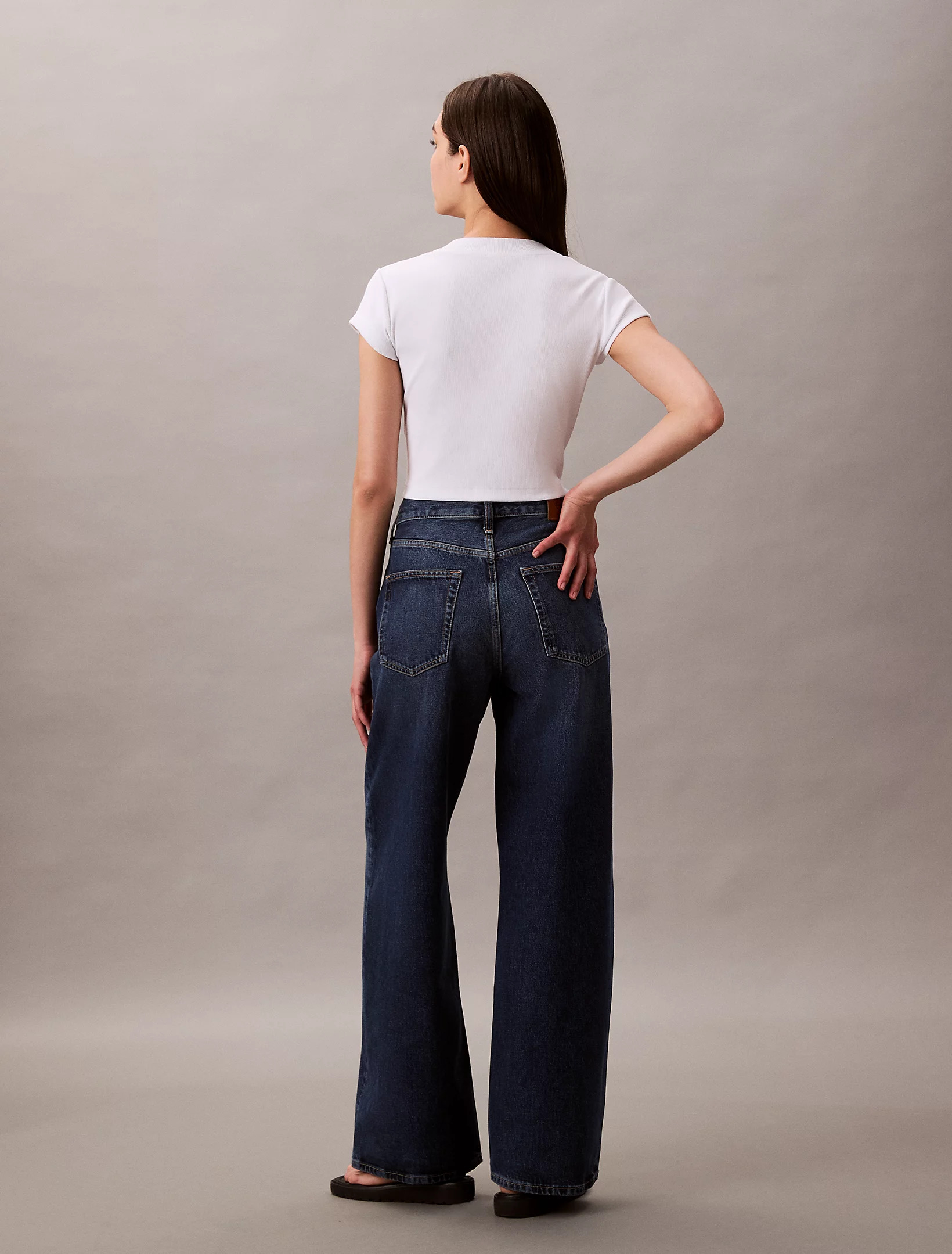 CALVIN KLEIN JEANS - The Wide Leg Tinted Horsehoe