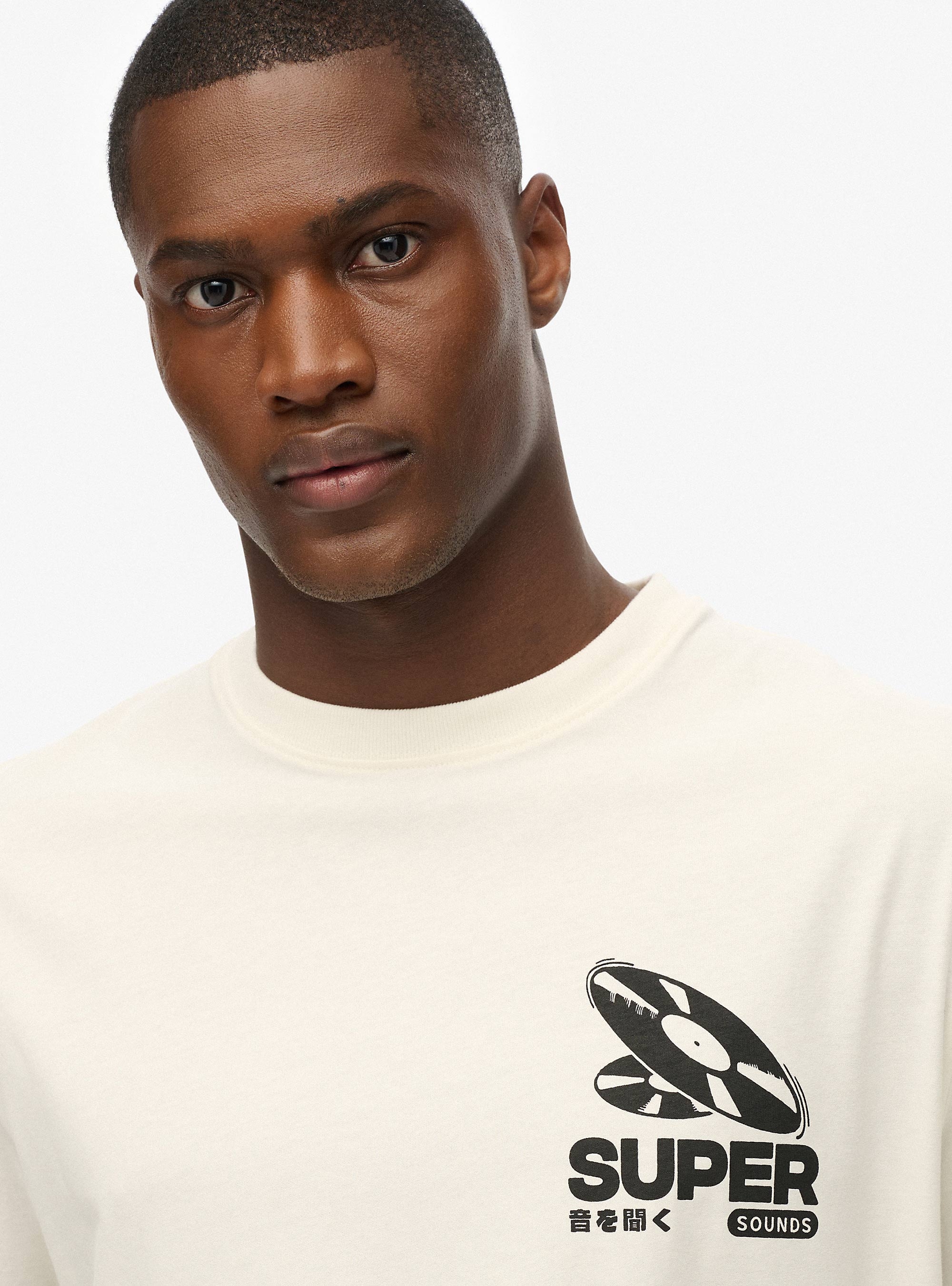 SUPERDRY - Record Label Oversized Tee