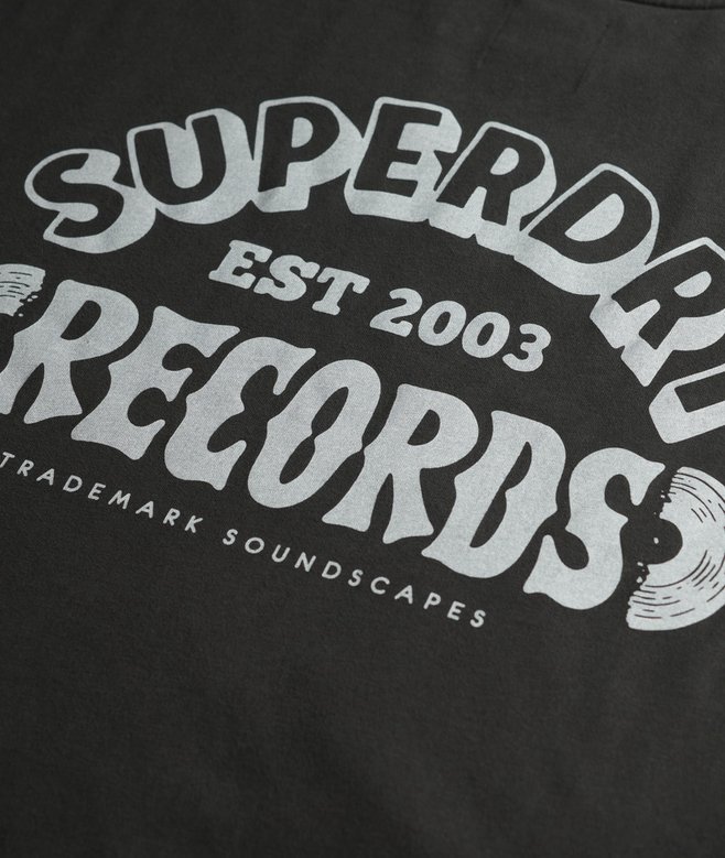 SUPERDRY - Record Label Oversized Tee