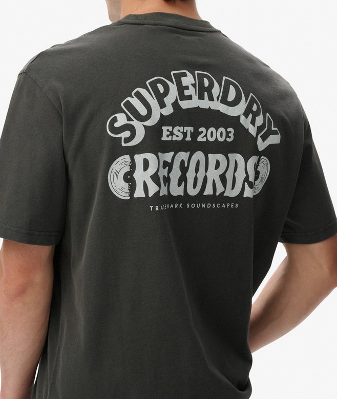 SUPERDRY - Record Label Oversized Tee