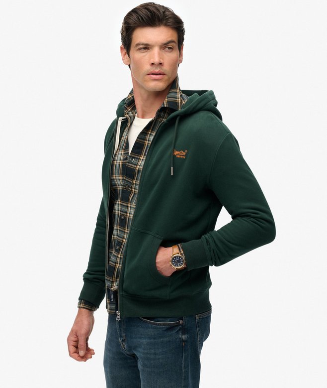 SUPERDRY - Essential Logo Zip Hoodie