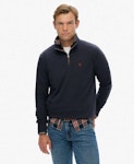 Preppy Half Zip Henley Sweater