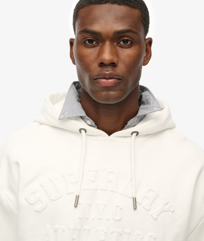 SUPERDRY - Athletic Emboss Oversized Hood