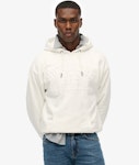 Athletic Emboss Oversized Hood