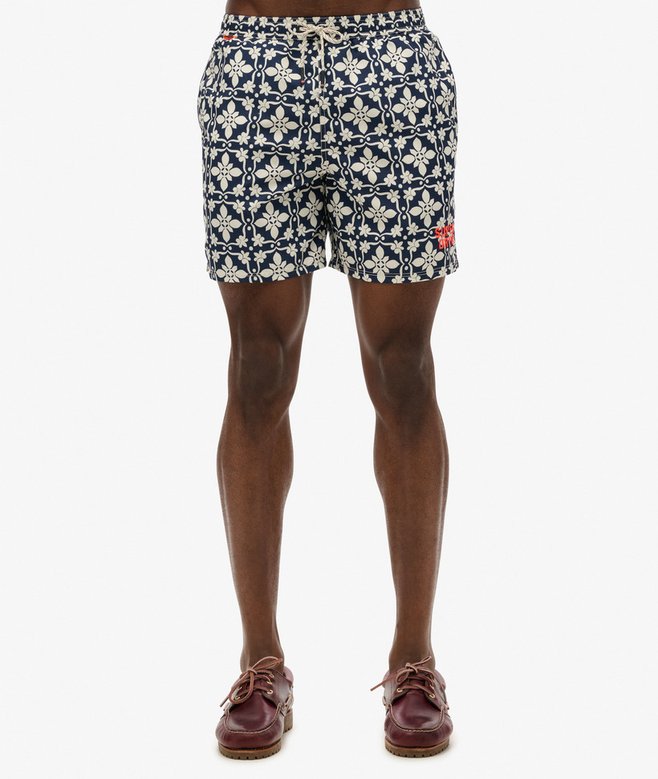 SUPERDRY - D3 Ovin Tile Print 17 Swim Short