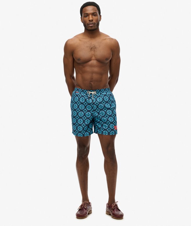 SUPERDRY - D3 Ovin Tile Print 17 Swim Short