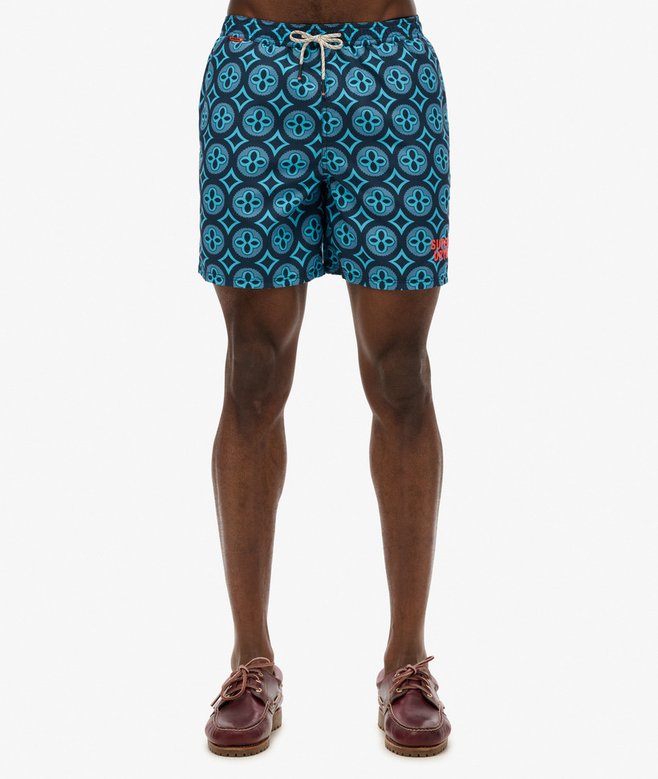 SUPERDRY - D3 Ovin Tile Print 17 Swim Short