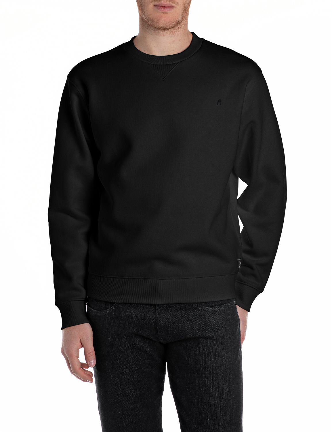 REPLAY - Cotton-Blend Crew-Neck Sweatshirt
