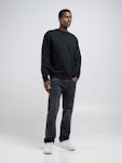 Cotton-Blend Crew-Neck Sweatshirt
