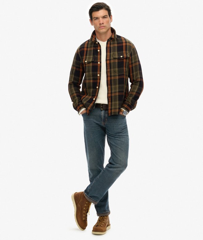 SUPERDRY - D3 Stud Merchant Shirt