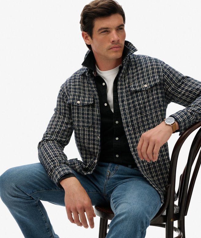 SUPERDRY - Merchant Textured Work Shirt