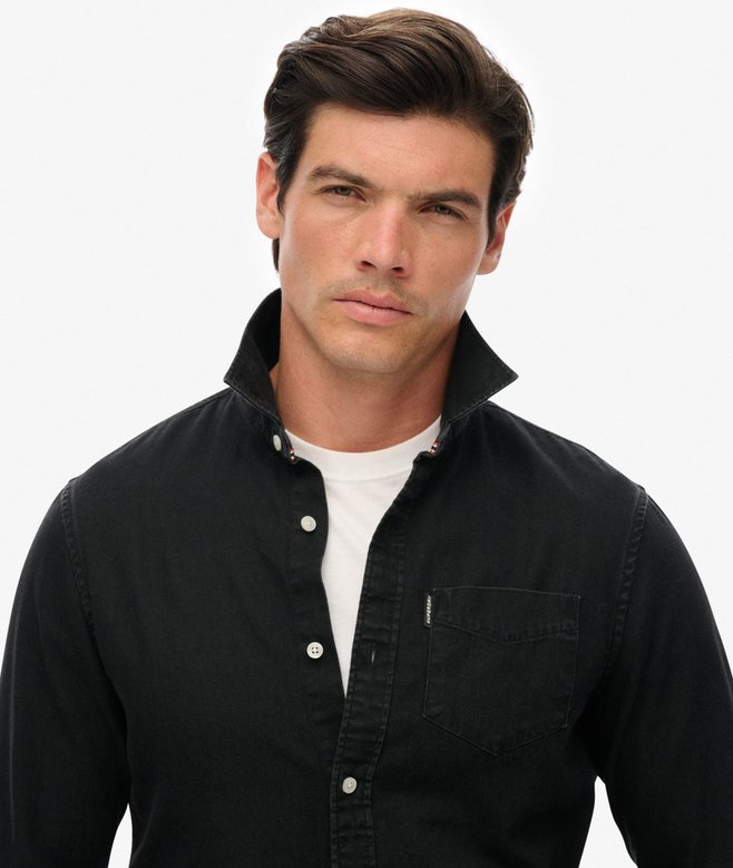 SUPERDRY - Long Sleeve Denim Shirt
