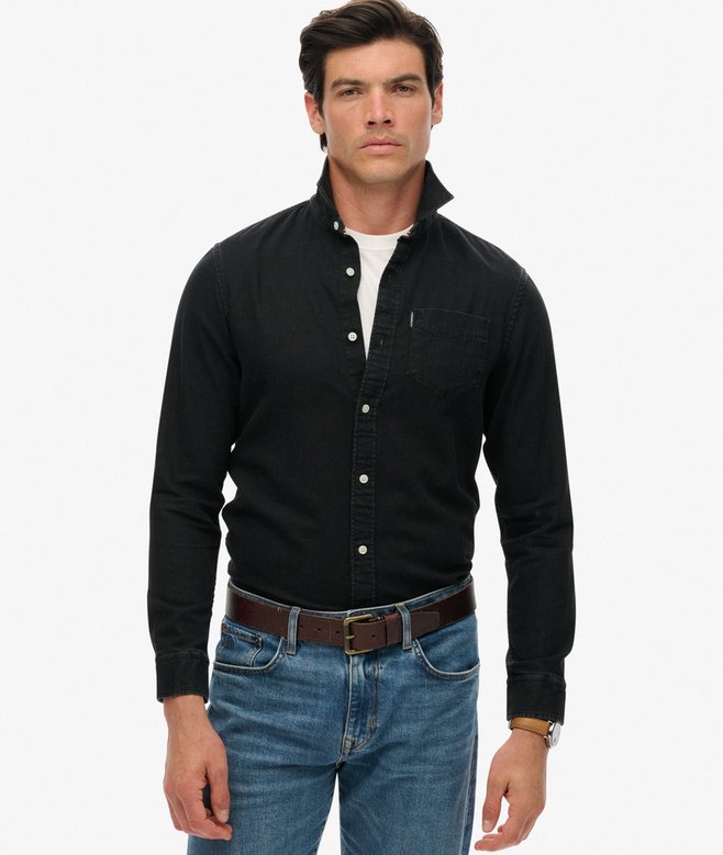 SUPERDRY - Long Sleeve Denim Shirt