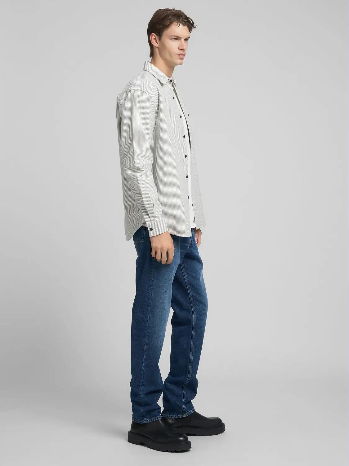 REPLAY - Striped Oxford Cotton Shirt