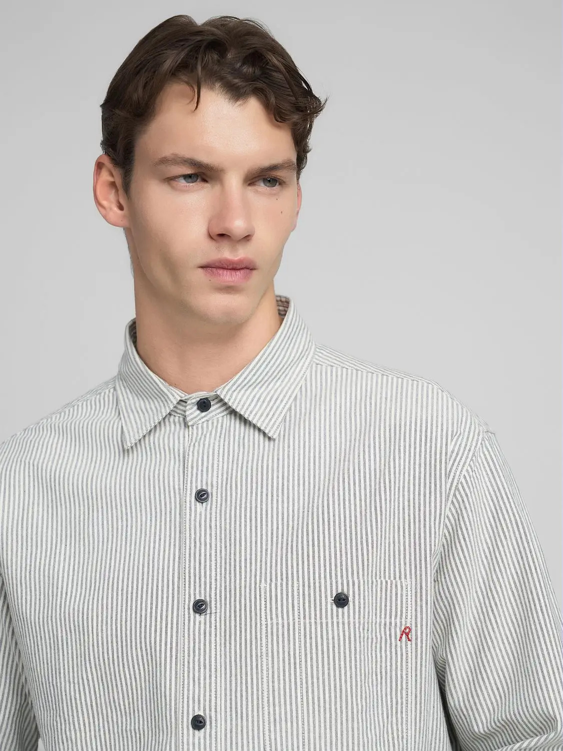 REPLAY - Striped Oxford Cotton Shirt