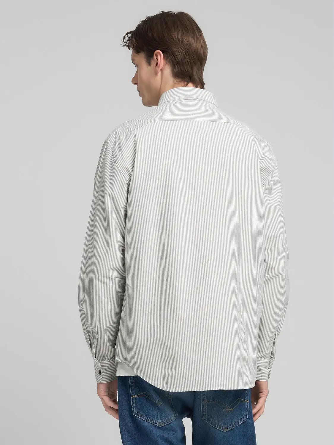 REPLAY - Striped Oxford Cotton Shirt