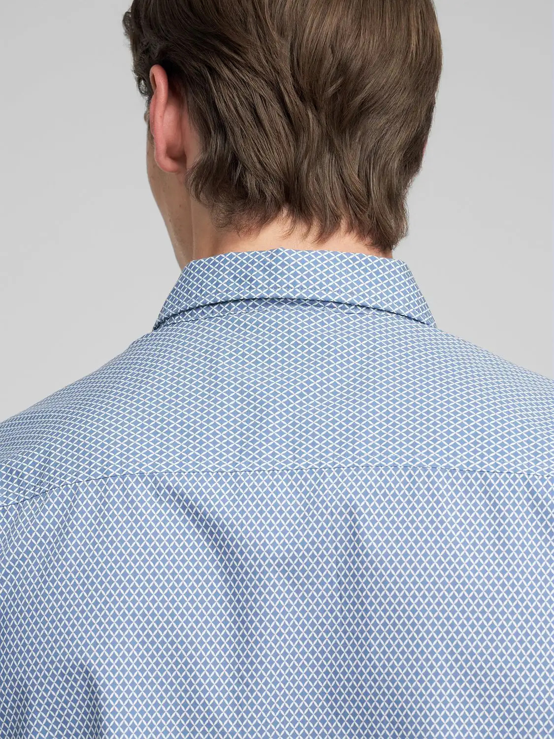 REPLAY - Printed Cotton Poplin Shirt