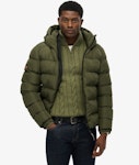 Hooded Sports Puffer Jacket