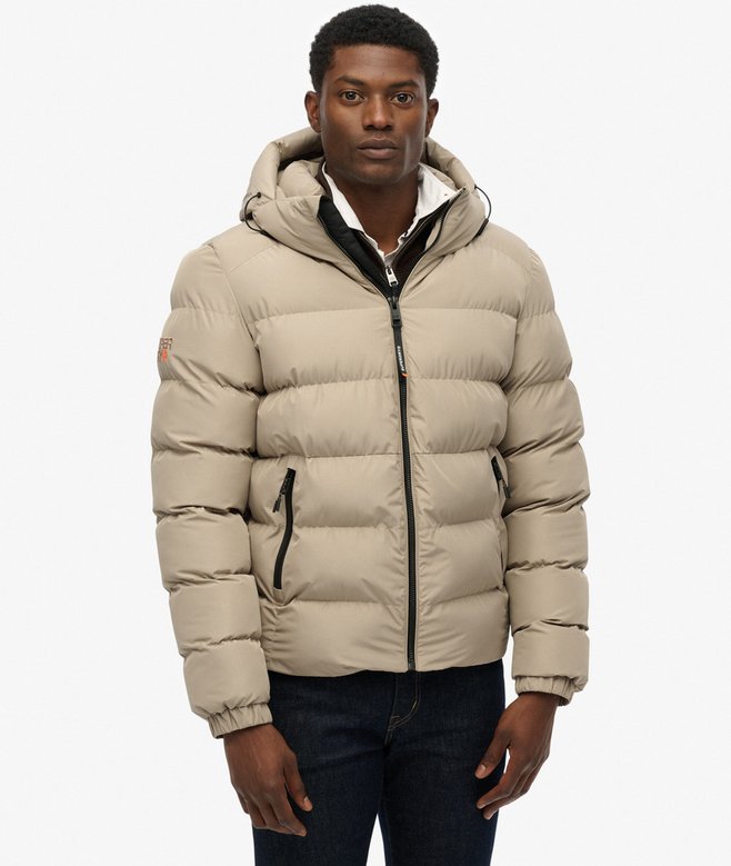 SUPERDRY - Hooded Sports Puffer Jacket