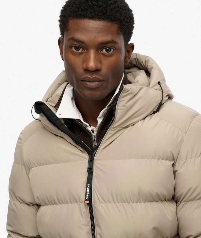 SUPERDRY - Hooded Sports Puffer Jacket
