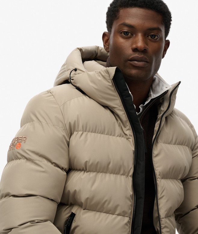 SUPERDRY - Hooded Sports Puffer Jacket