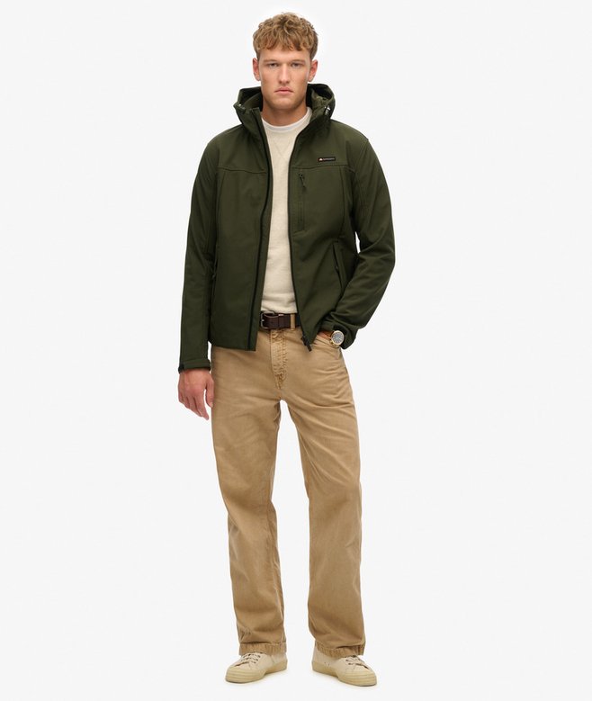 SUPERDRY - D1 Hooded Soft Shell Trekker
