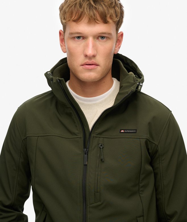 SUPERDRY - D1 Hooded Soft Shell Trekker