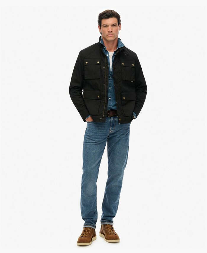 SUPERDRY - Merchant Wax Racer Jacket