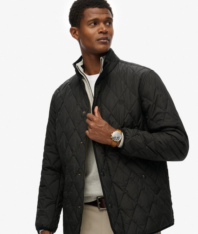 SUPERDRY - D3 Stud Quilted Estate Jacket