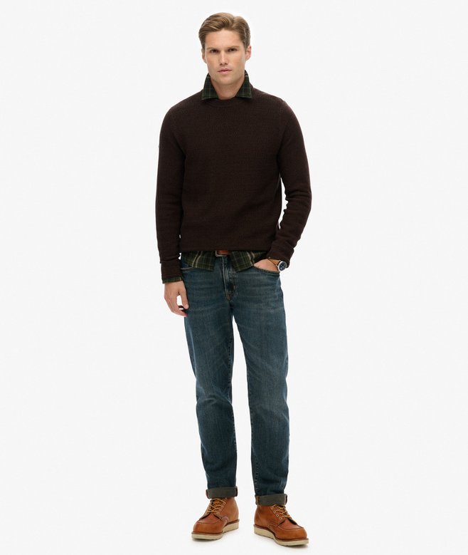 SUPERDRY - D1 Ovin Cotton Texture Jumper