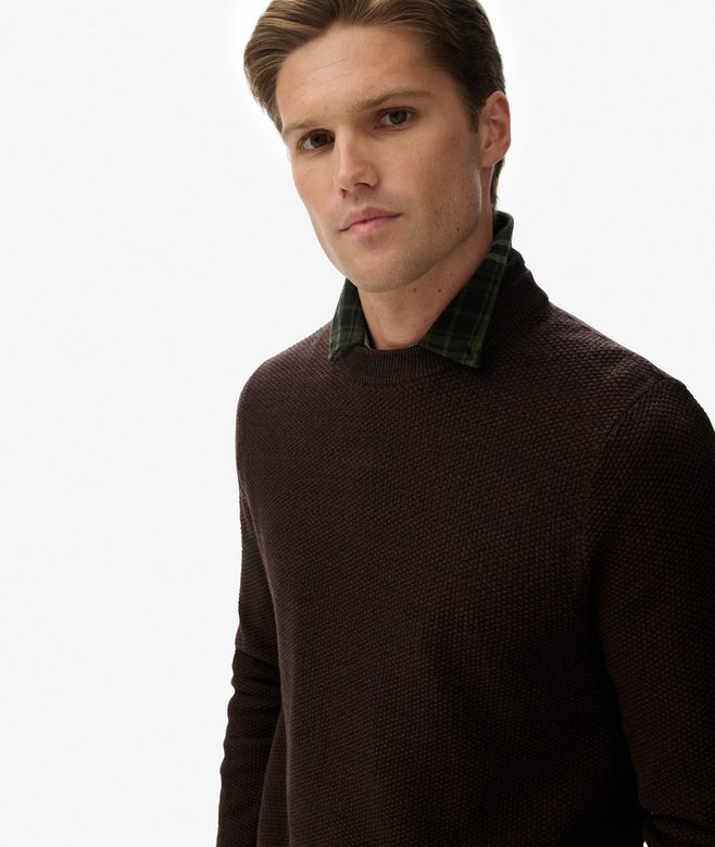 SUPERDRY - D1 Ovin Cotton Texture Jumper