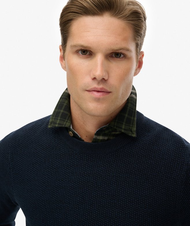 SUPERDRY - D1 Ovin Cotton Texture Jumper