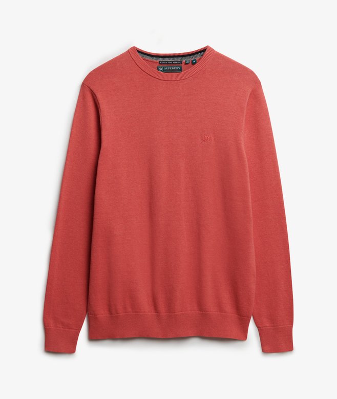 SUPERDRY - D1 Stud Essentials Cottton Jumper