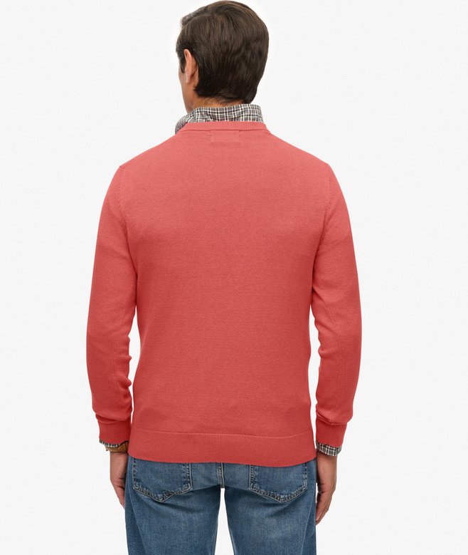 SUPERDRY - D1 Stud Essentials Cottton Jumper