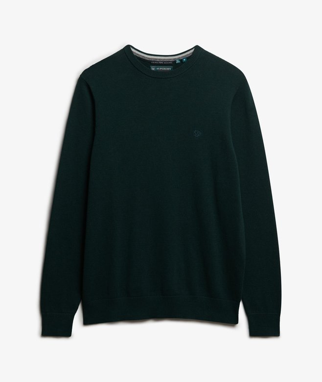 SUPERDRY - D1 Stud Essentials Cottton Jumper