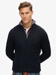 Jacob Cable Knit Half Zip